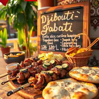 Djibouti Jabati - Best Meat Grill Recipes for Skewers & Flatbread
